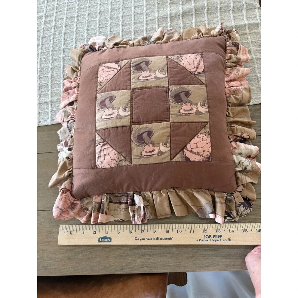 Handmade brown vintage zipper